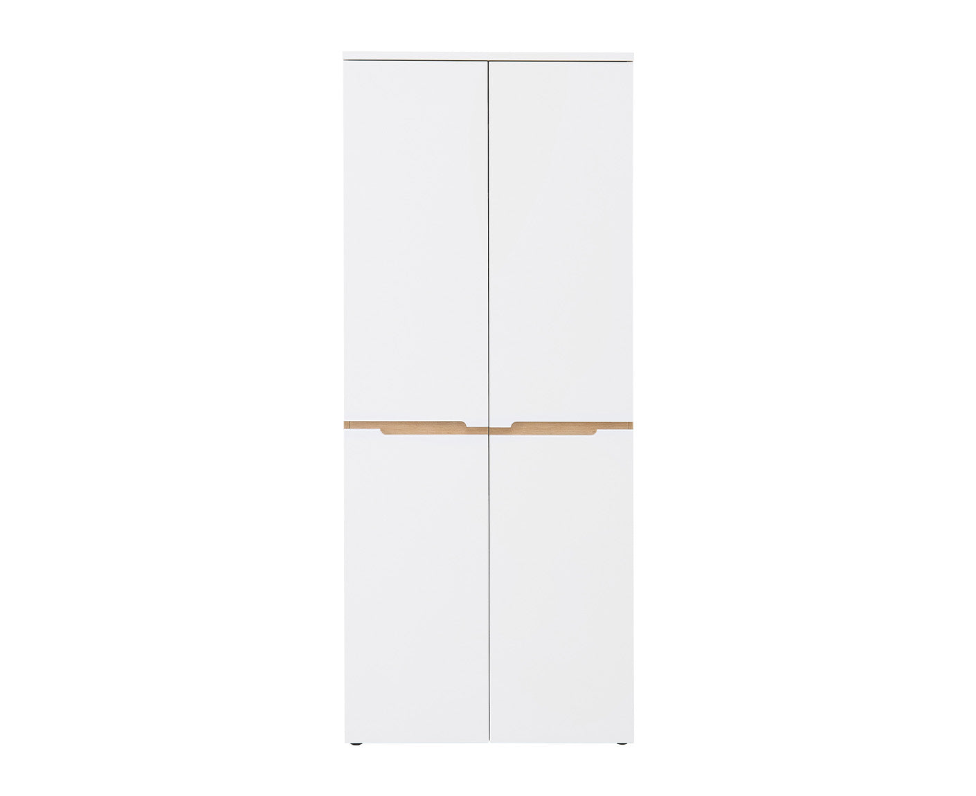 Memphis Schuhschrank 80x192 cm Weiß supermatt