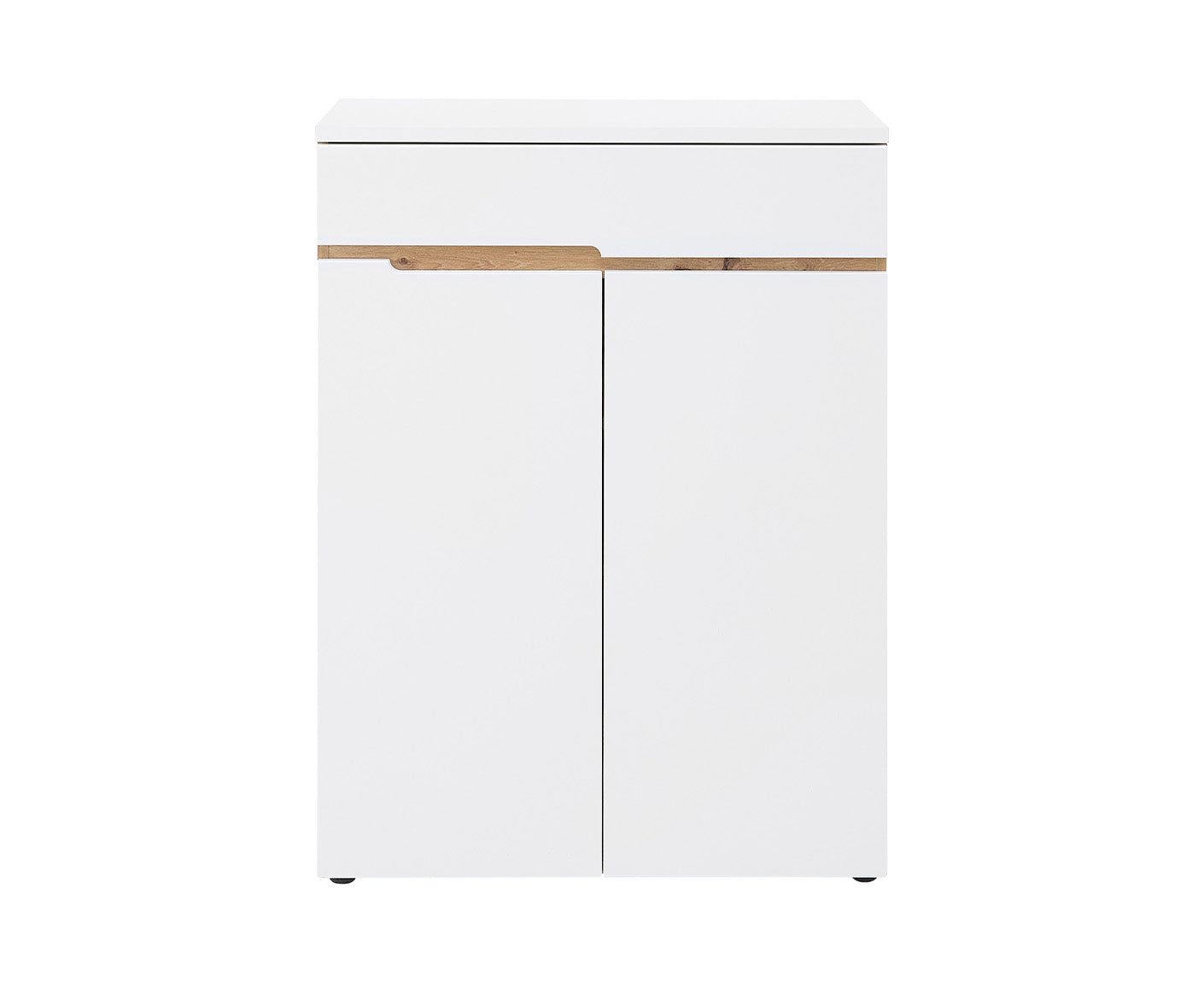 Memphis Schuhschrank 80x107 cm Weiß supermatt