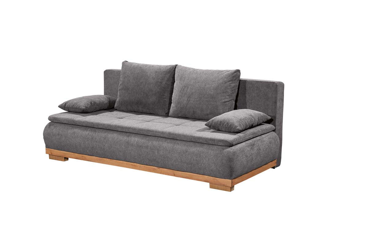 Mila Schlafsofa 207x162 cm Dunkelgrau
