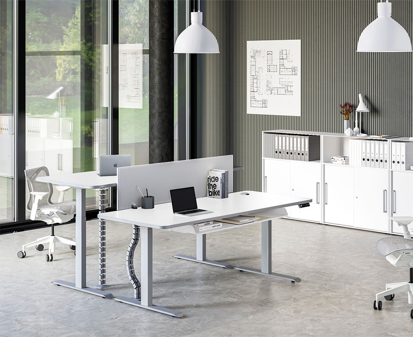 Move 3 premium Schreibtisch, elektrisch höhenverstellbar