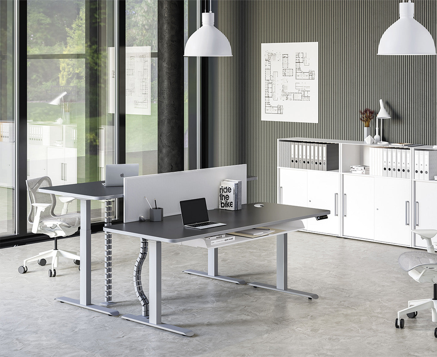 Move 3 premium Schreibtisch, elektrisch höhenverstellbar