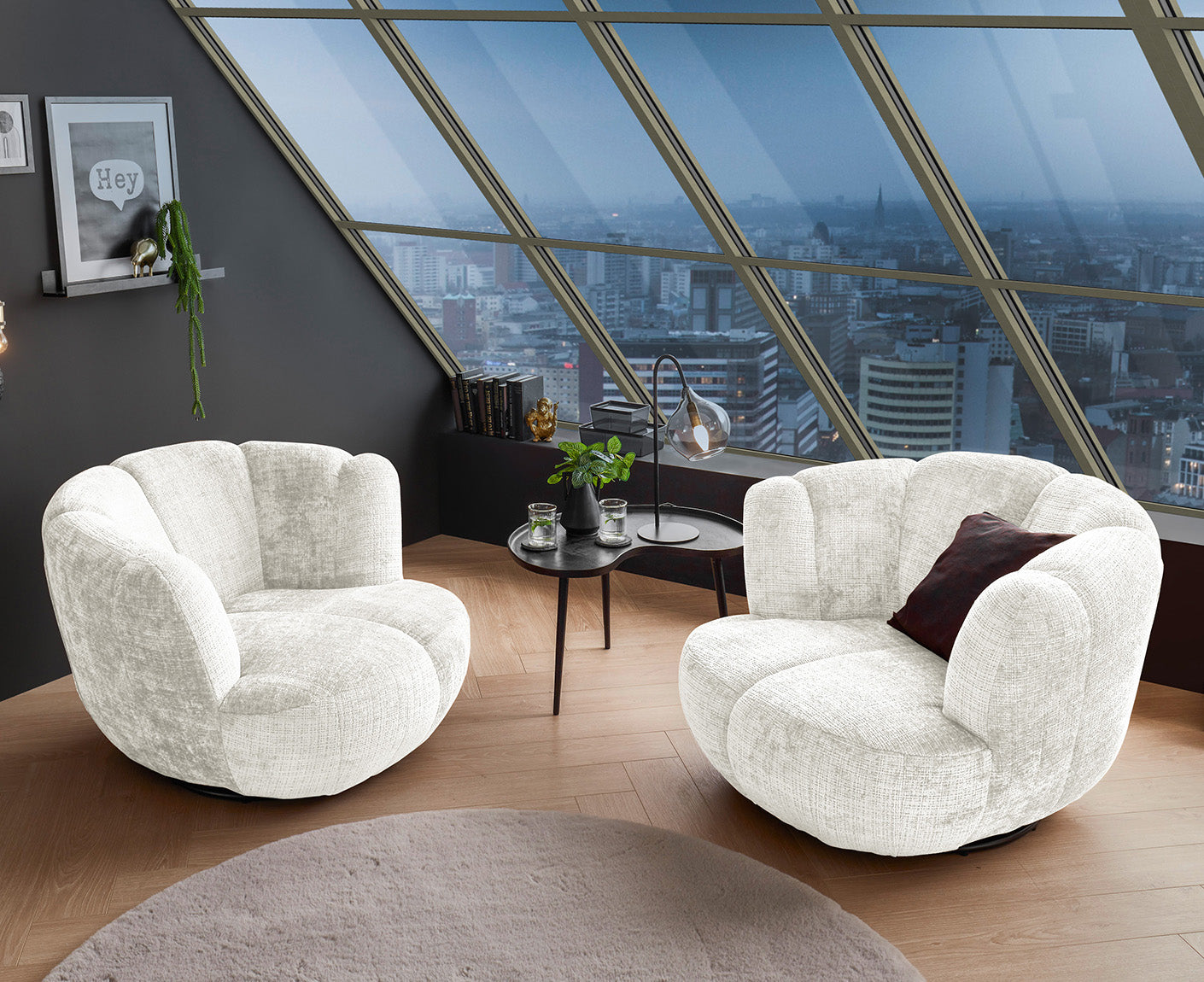 Muriel Sessel Drehsessel Loungesessel
