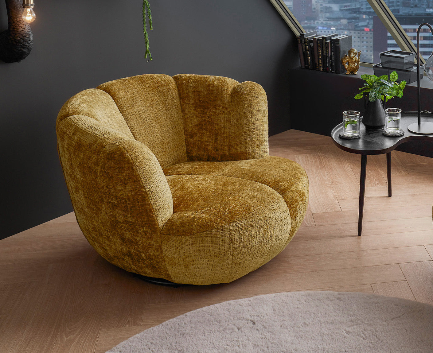 Muriel Sessel Drehsessel Loungesessel