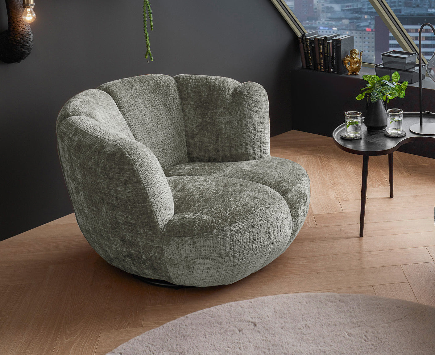 Muriel Sessel Drehsessel Loungesessel