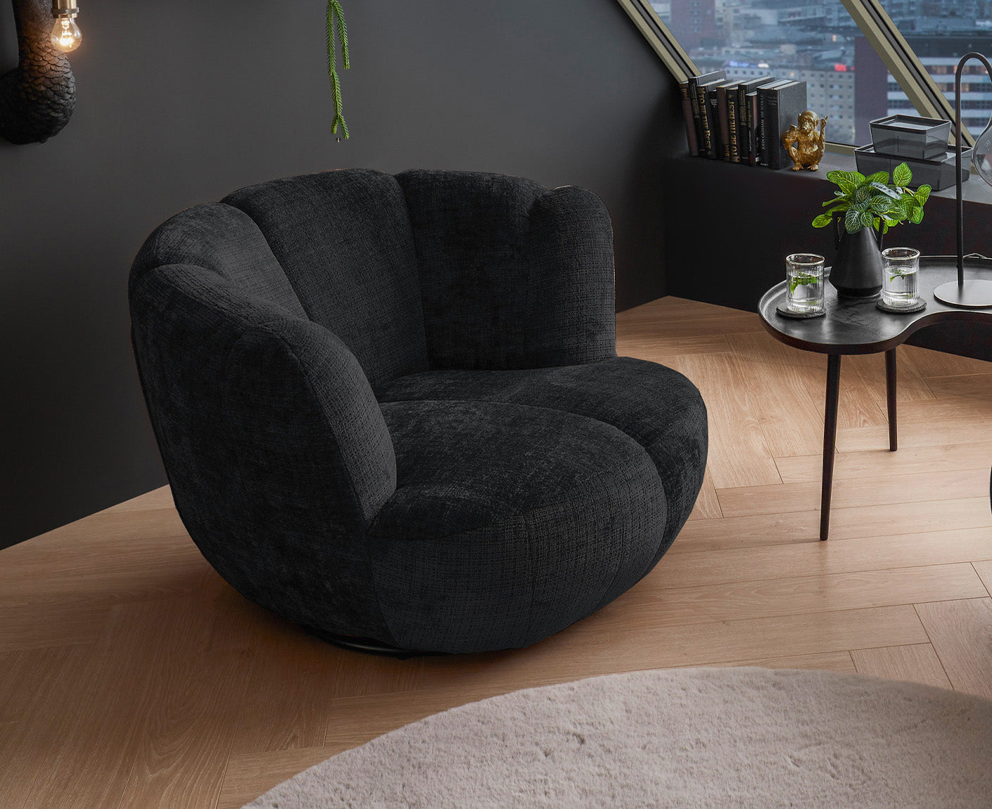 Muriel Sessel Drehsessel Loungesessel