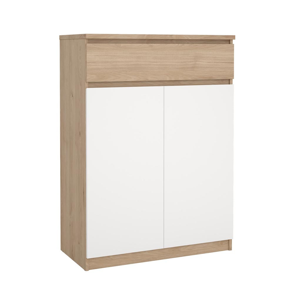Naia Schuhschrank Jackson Hickory Weiß