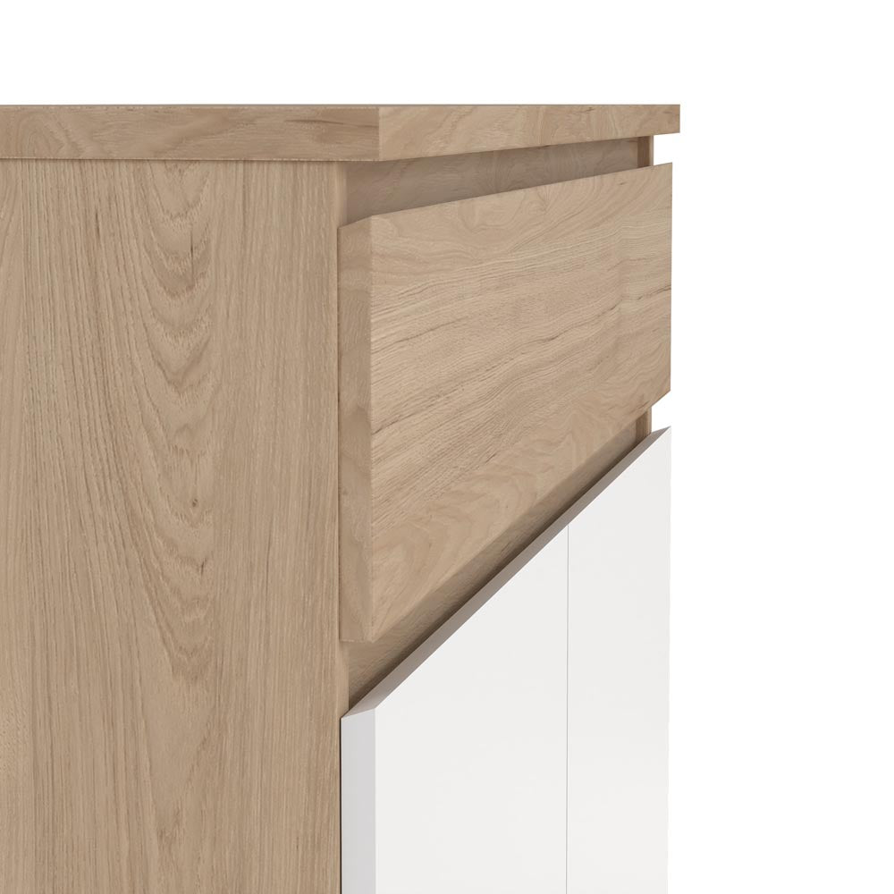 Naia Schuhschrank Jackson Hickory Weiß