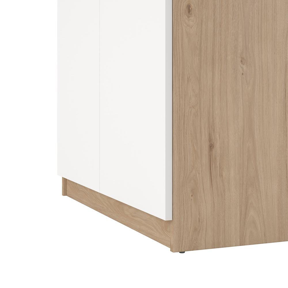 Naia Schuhschrank Jackson Hickory Weiß
