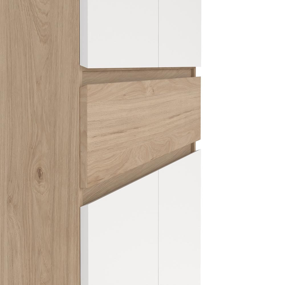 Naia Schuhschrank Jackson Hickory Weiß