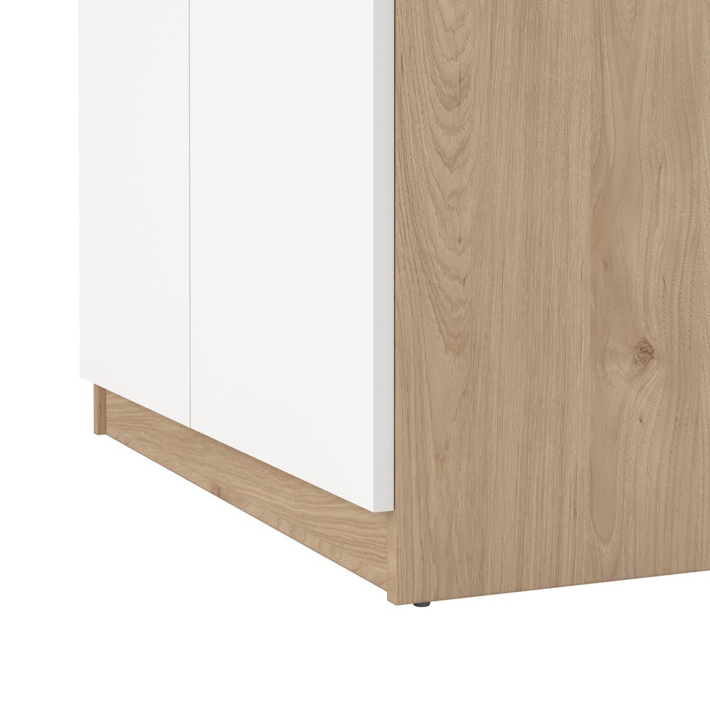 Naia Schuhschrank Jackson Hickory Weiß