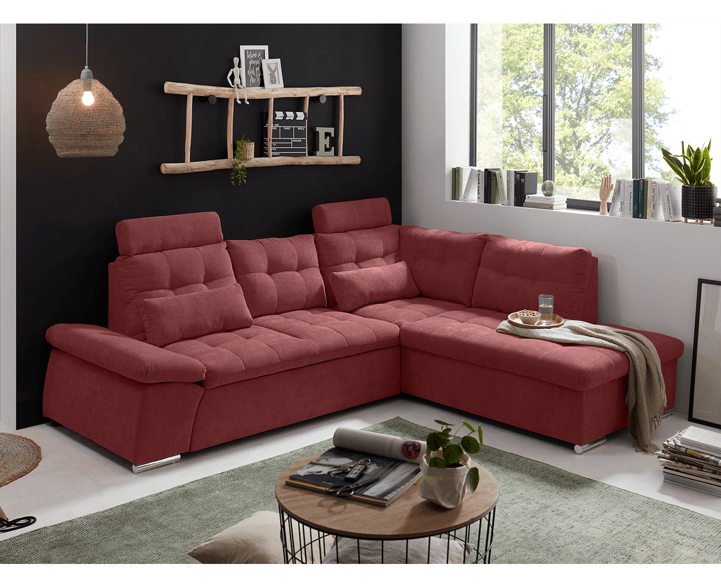 Nalo Ecksofa 260x219 cm, mit Schlaffunktion
