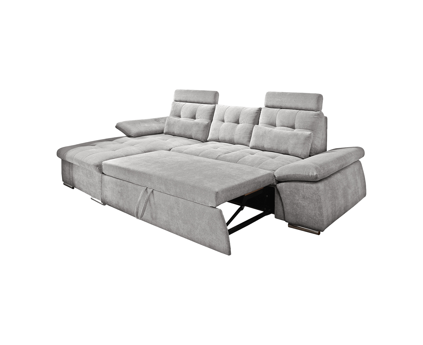 Nalo Ecksofa Longchair 268x170 cm, mit Schlaffunktion