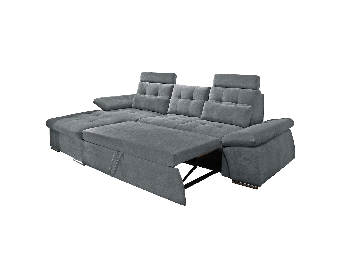 Nalo Ecksofa Longchair 268x170 cm, mit Schlaffunktion