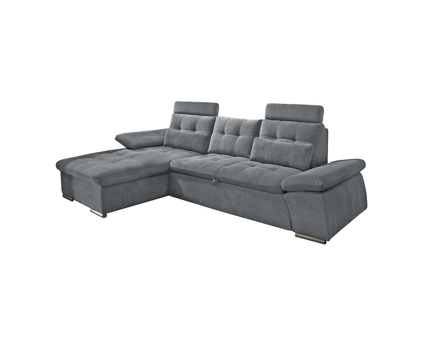 Nalo Ecksofa Longchair 268x170 cm, mit Schlaffunktion