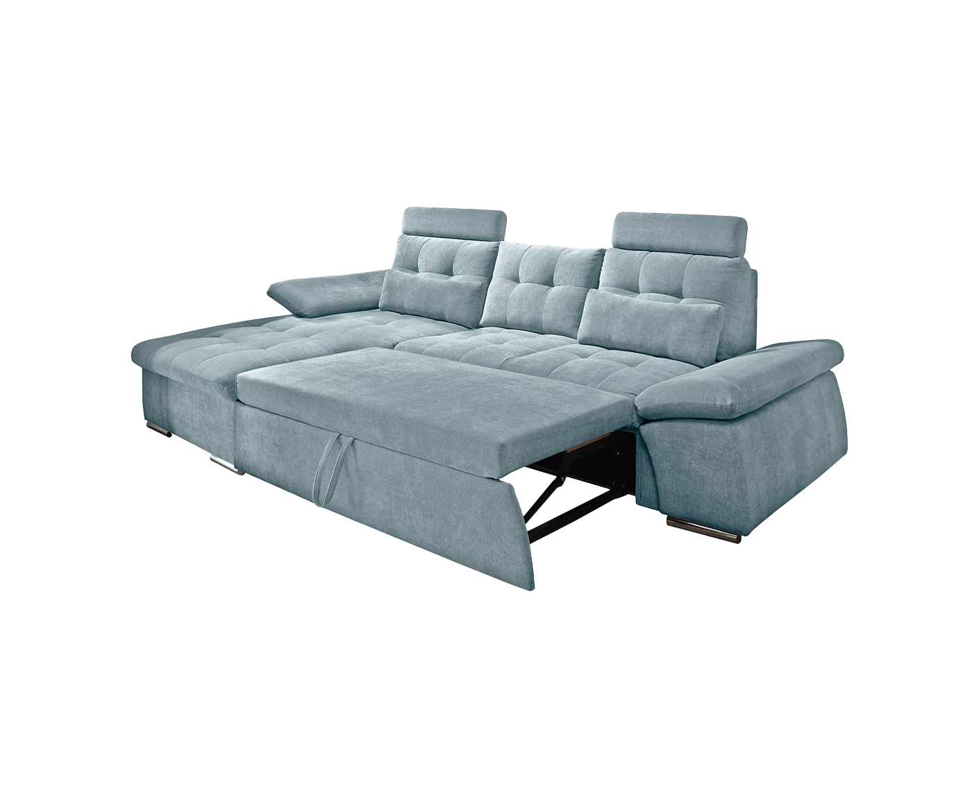 Nalo Ecksofa Longchair 268x170 cm, mit Schlaffunktion