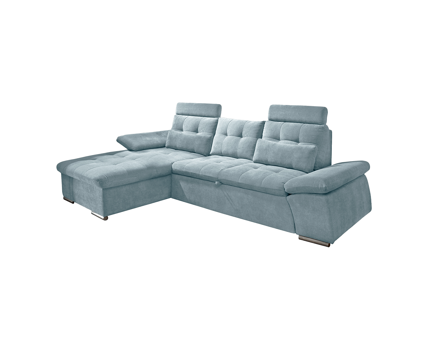 Nalo Ecksofa Longchair 268x170 cm, mit Schlaffunktion