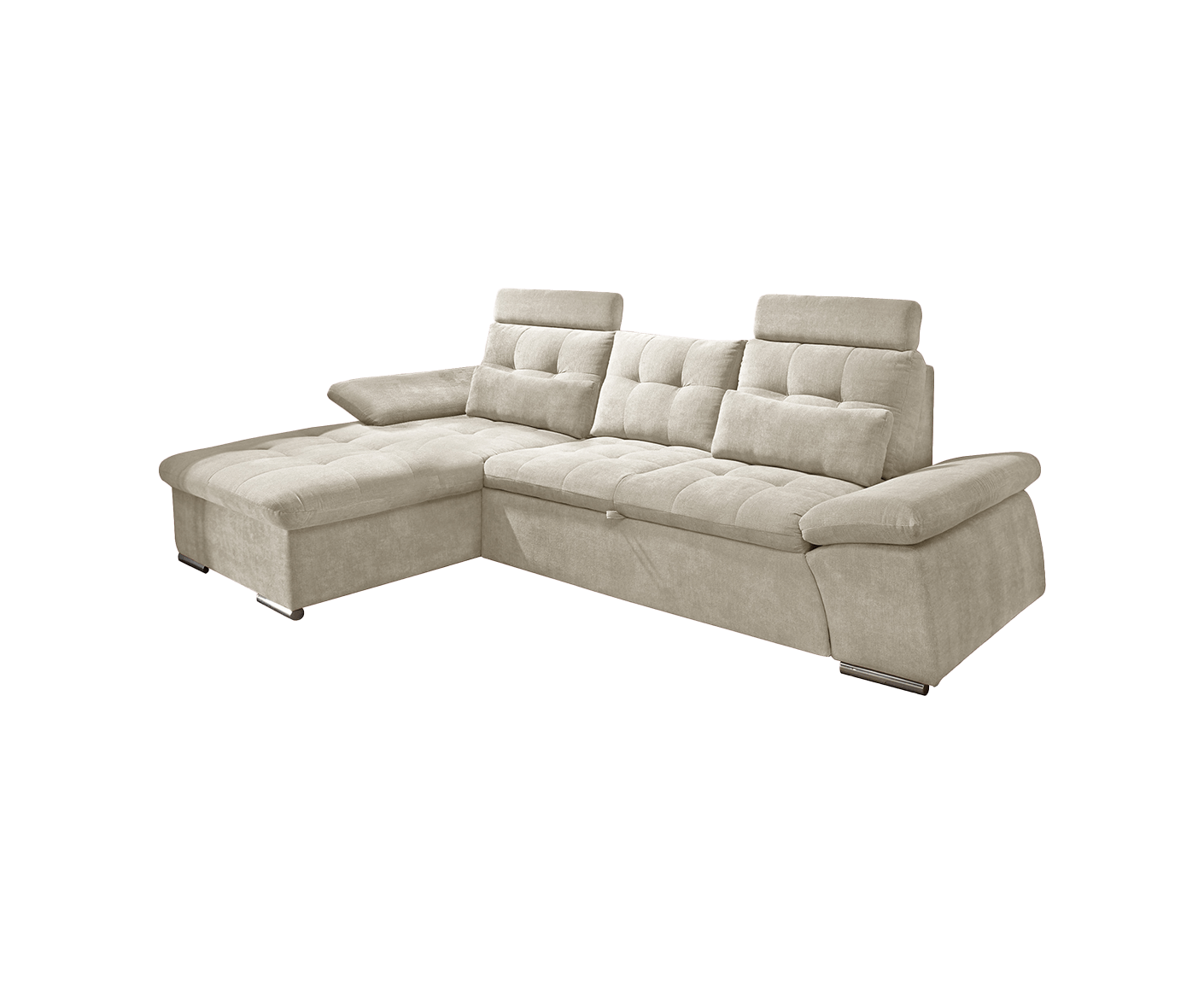 Nalo Ecksofa Longchair 268x170 cm, mit Schlaffunktion