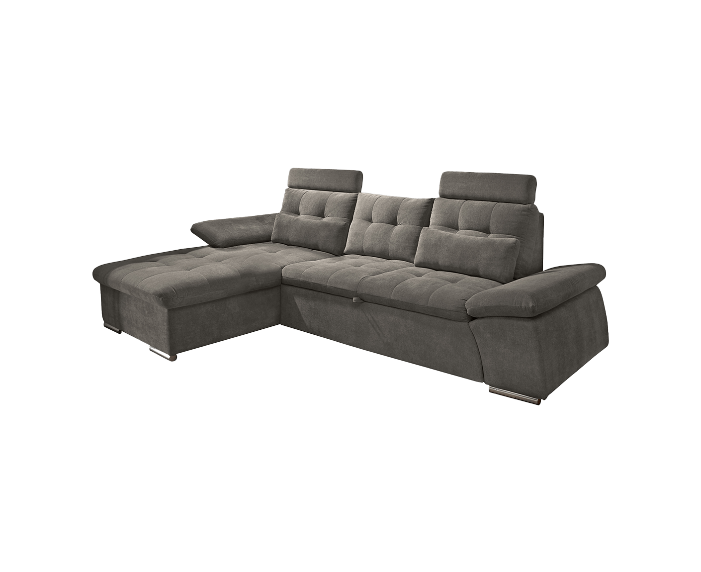 Nalo Ecksofa Longchair 268x170 cm, mit Schlaffunktion