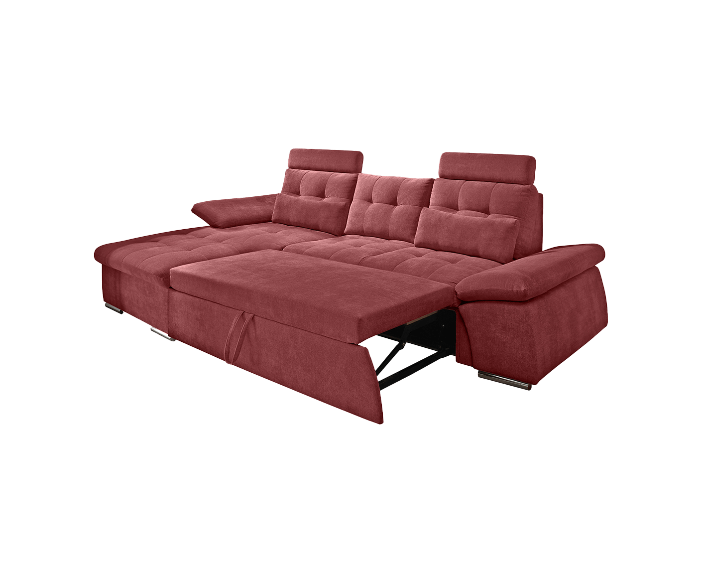 Nalo Ecksofa Longchair 268x170 cm, mit Schlaffunktion