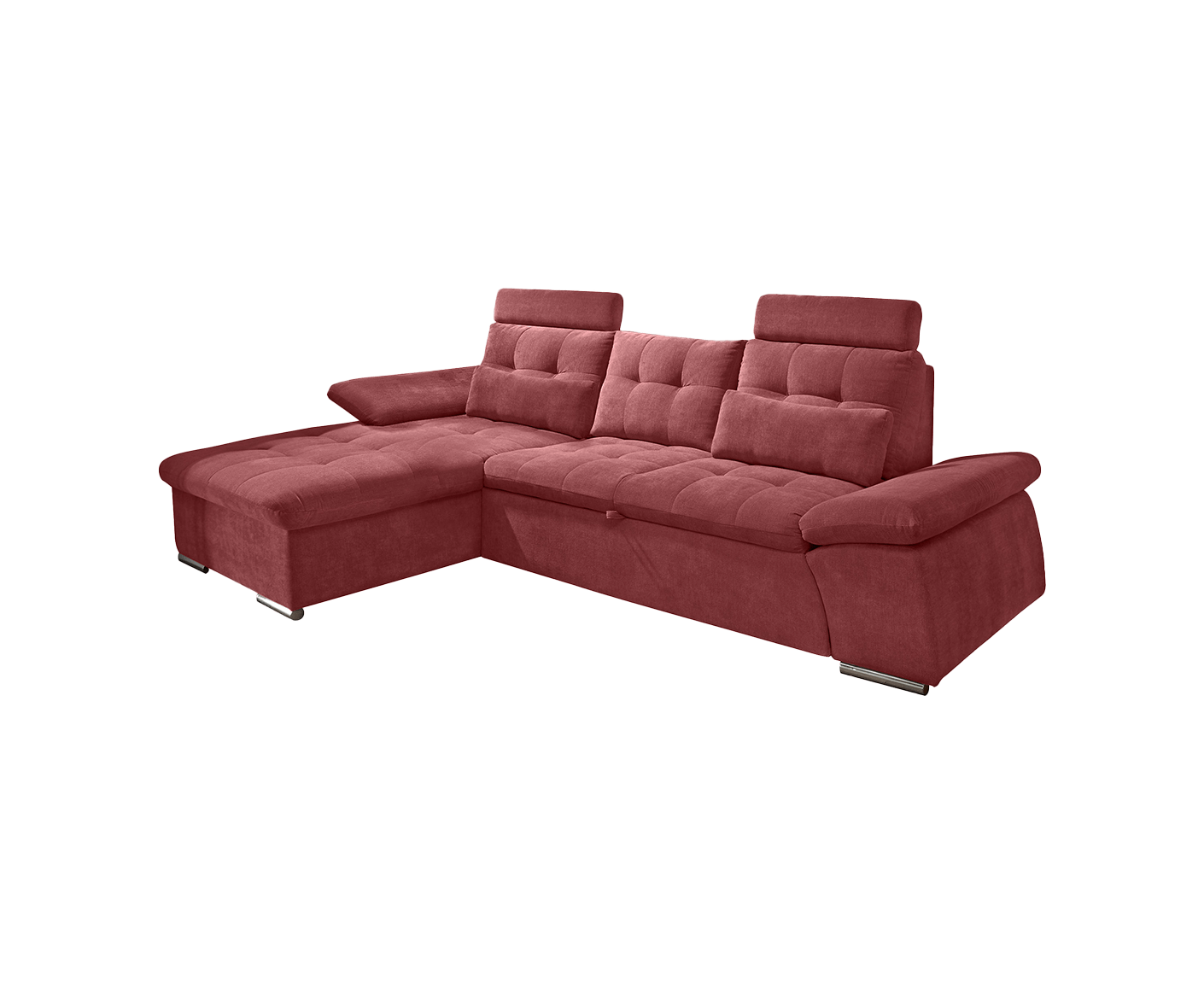 Nalo Ecksofa Longchair 268x170 cm, mit Schlaffunktion