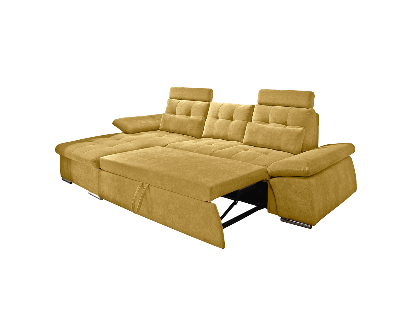 Nalo Ecksofa Longchair 268x170 cm, mit Schlaffunktion