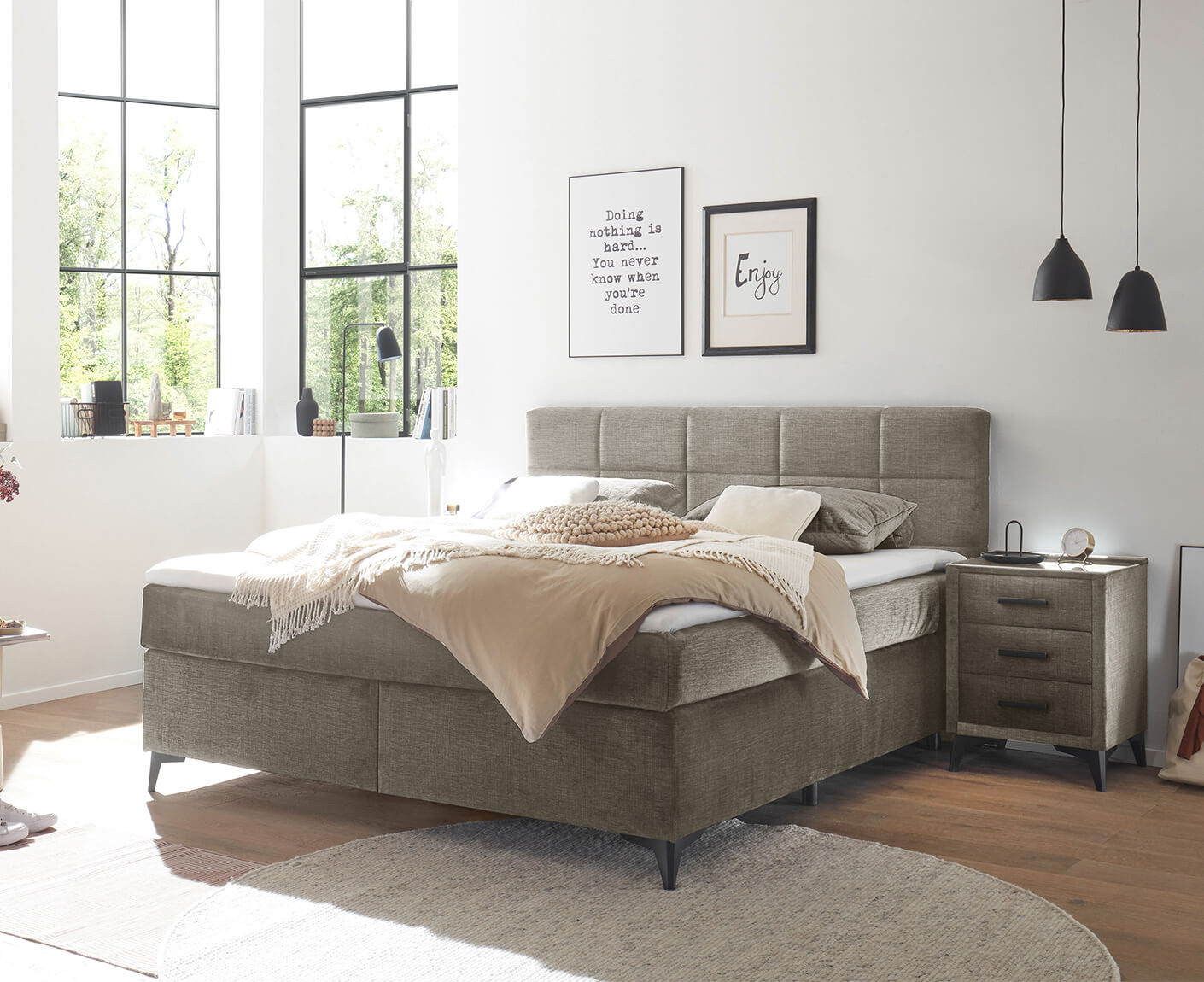 Navarra Boxspringbett Doppelbett 180x200 cm