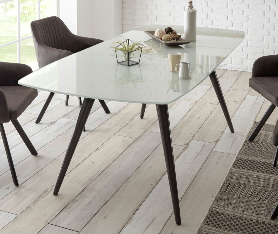 Esstisch ausziehbar 160 - 210 cm Glas