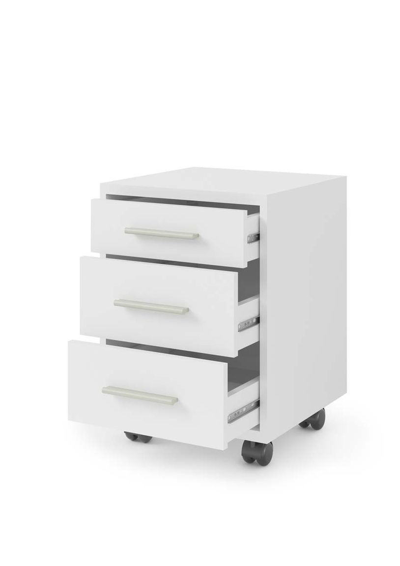 Office Line Rollcontainer 3 Schubladen Weiß