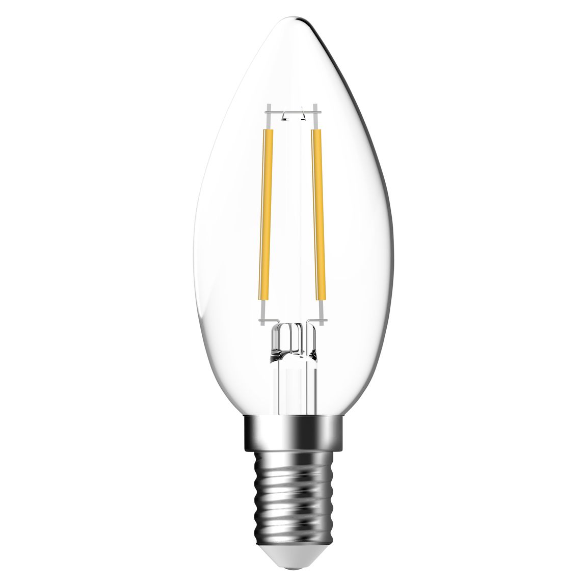 Glühbirne C35 E14 806lm CW C Transparent 4000K 6,3 Watt