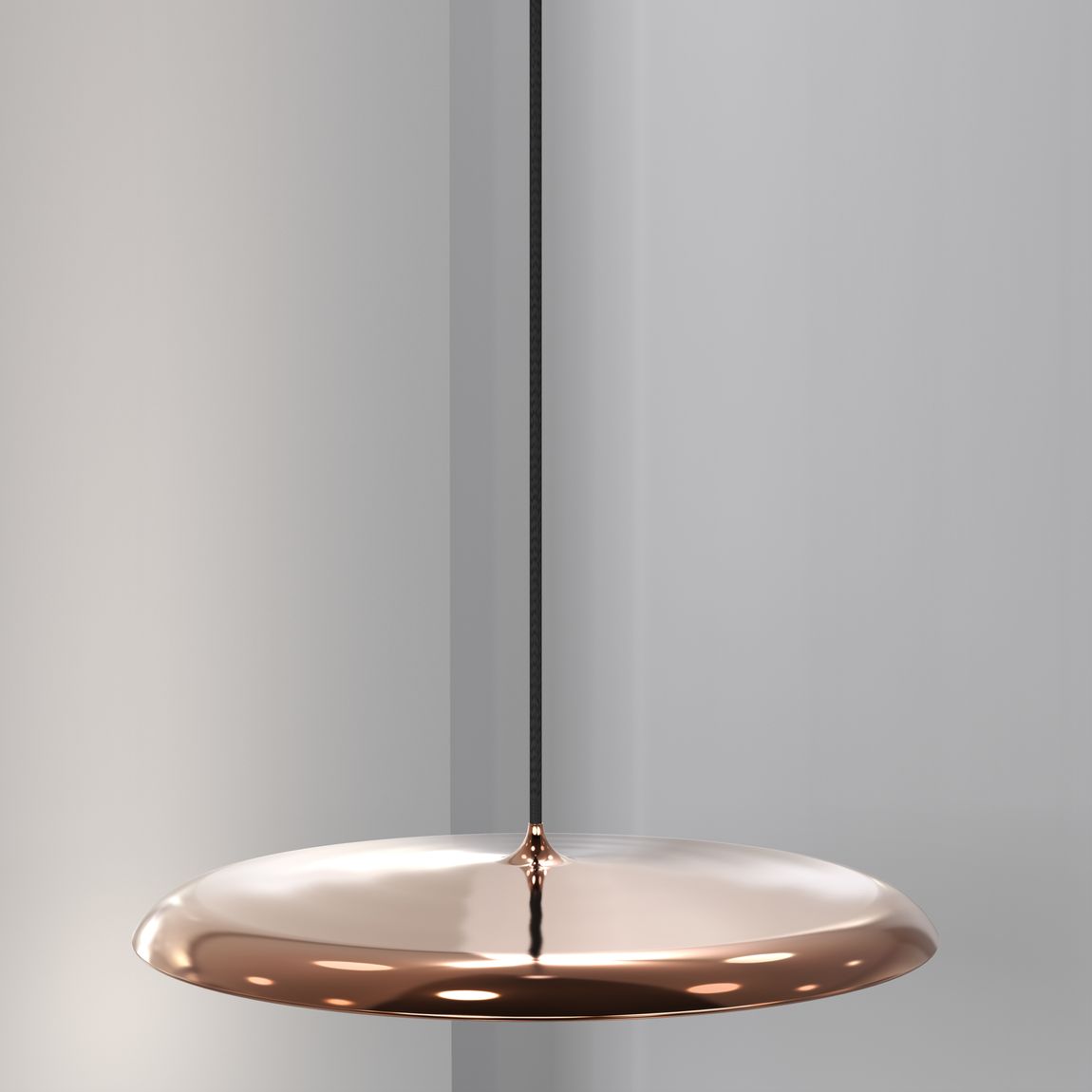 Artist Hängelampe Pendellampe Ø 40 cm Kupfer