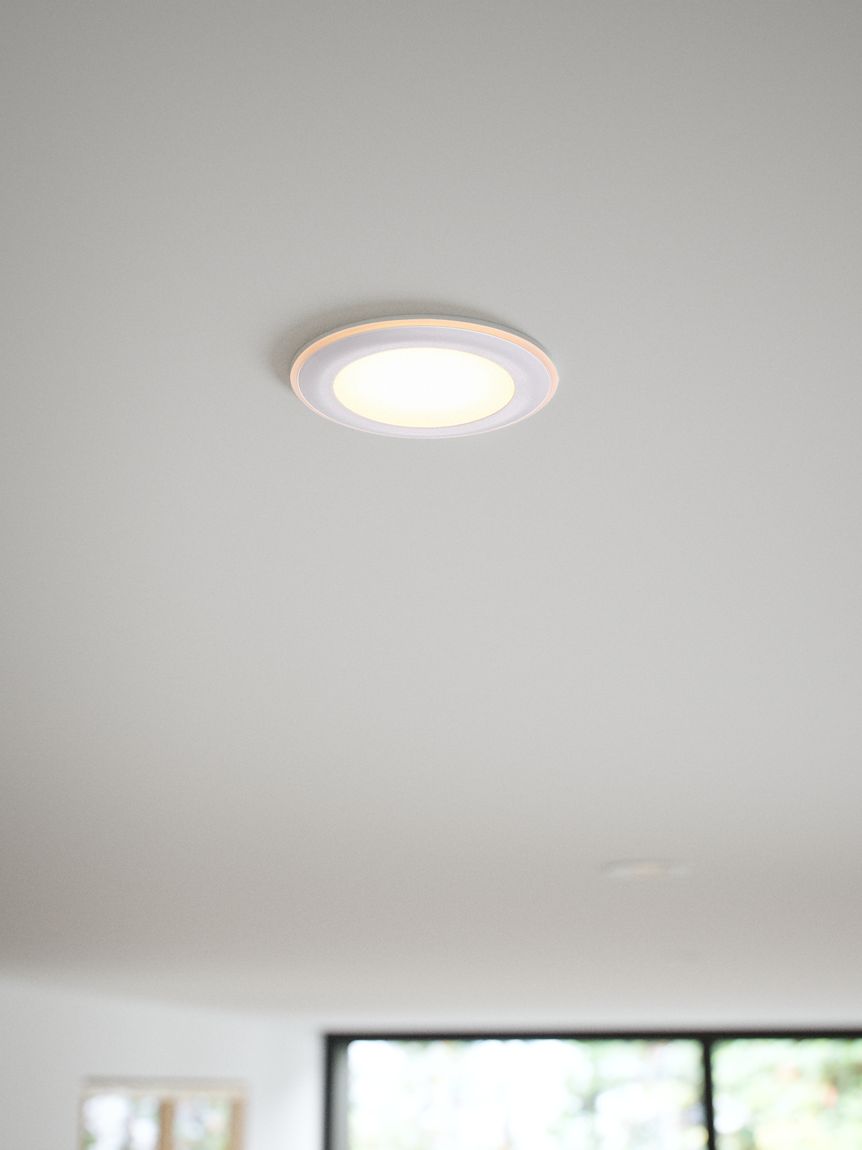 Elkton LED Einbaustrahler Ø 6,5 cm mit Moodmaker Dimmer Weiß