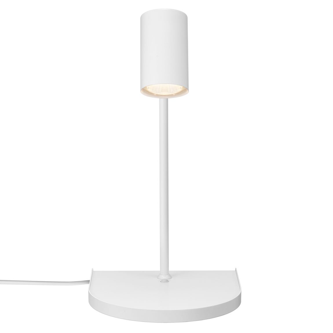 Cody Tischlampe Nachttischlampe Ø 6 cm Weiß