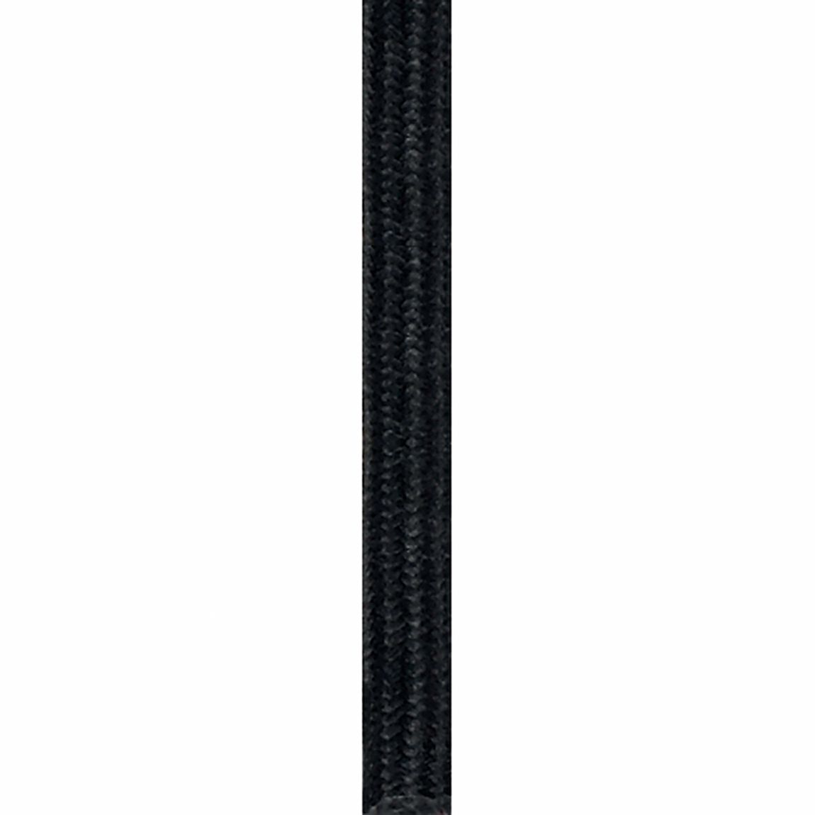 Stoffkabel 4m Schwarz
