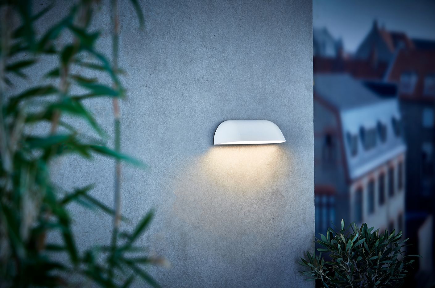 Front LED Wandlampe 26 x 6,8 cm Weiß