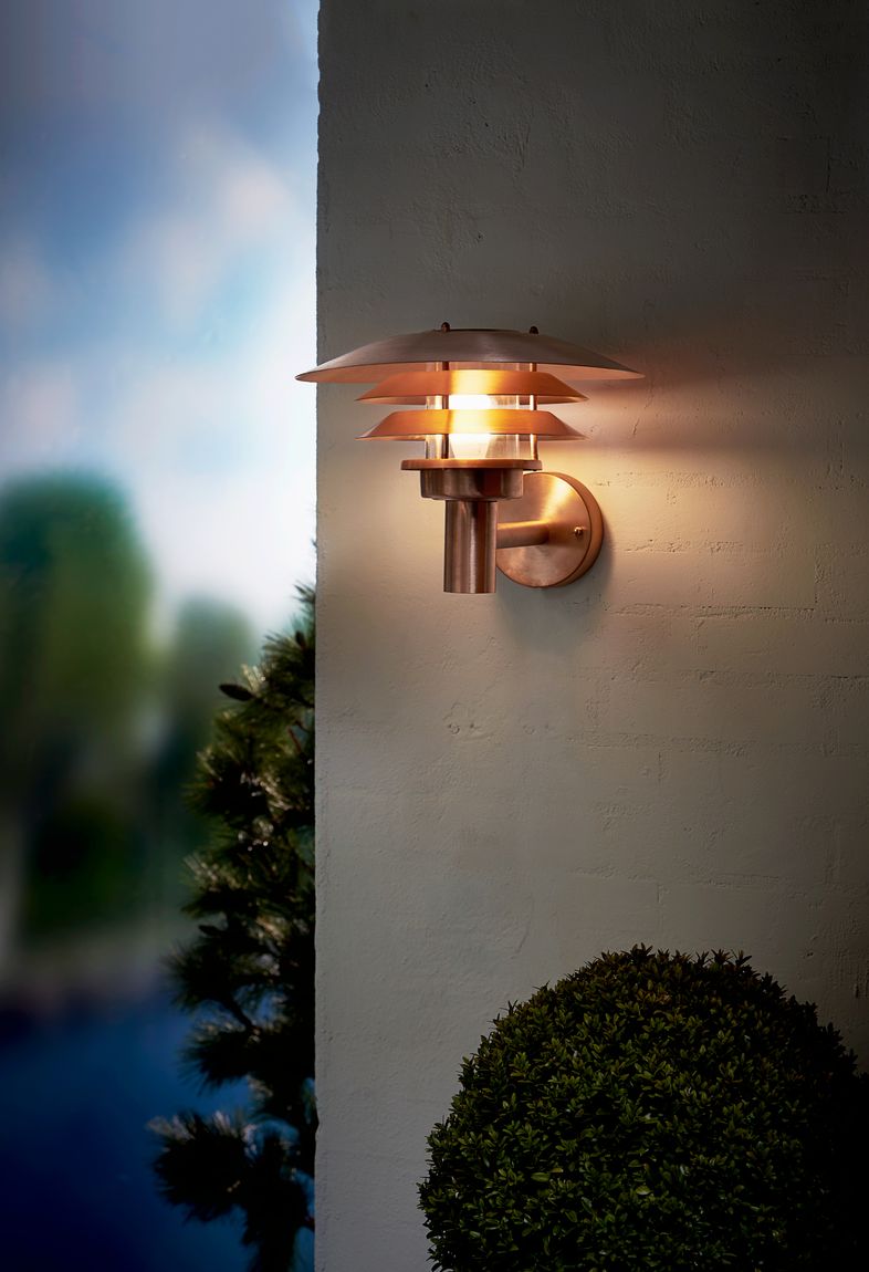 Veno Wandlampe E27 Kupfer