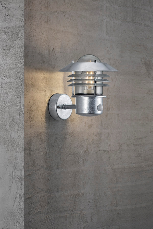Vejers Wandlampe E27 Verzinkt