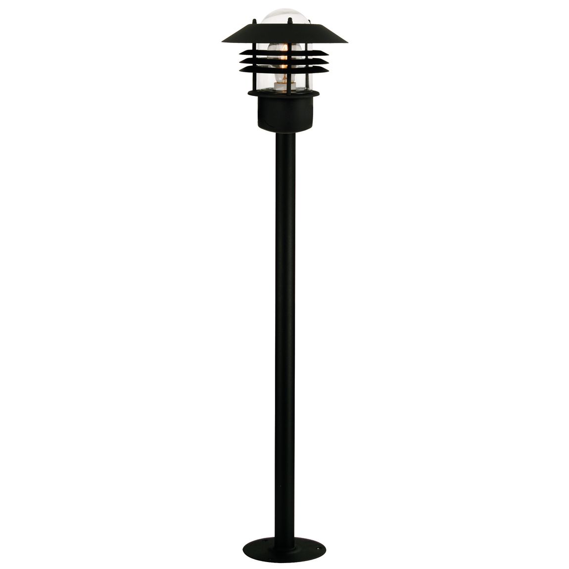 Vejers Standlampe E27 Schwarz
