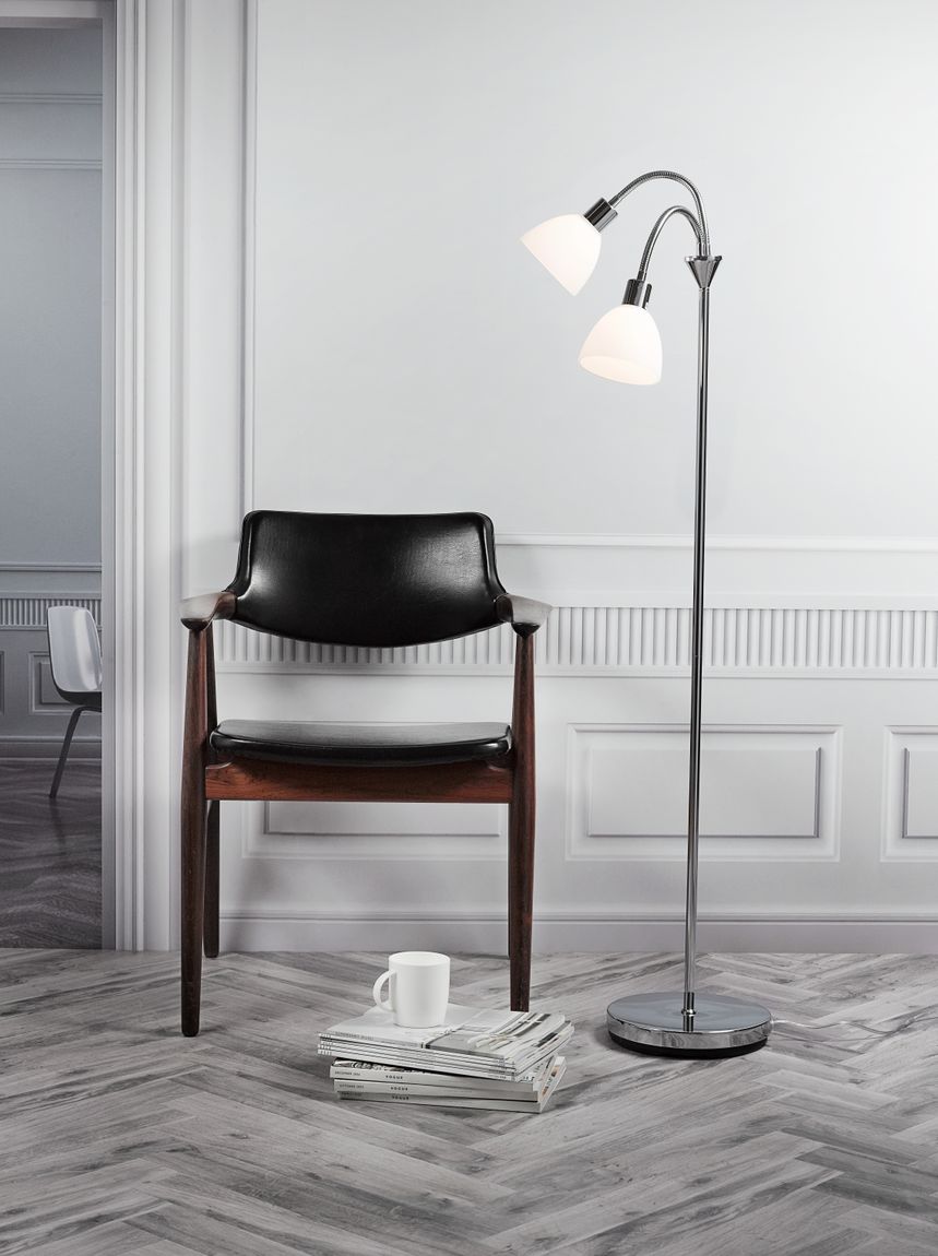 Ray Stehlampe E14 Chrom