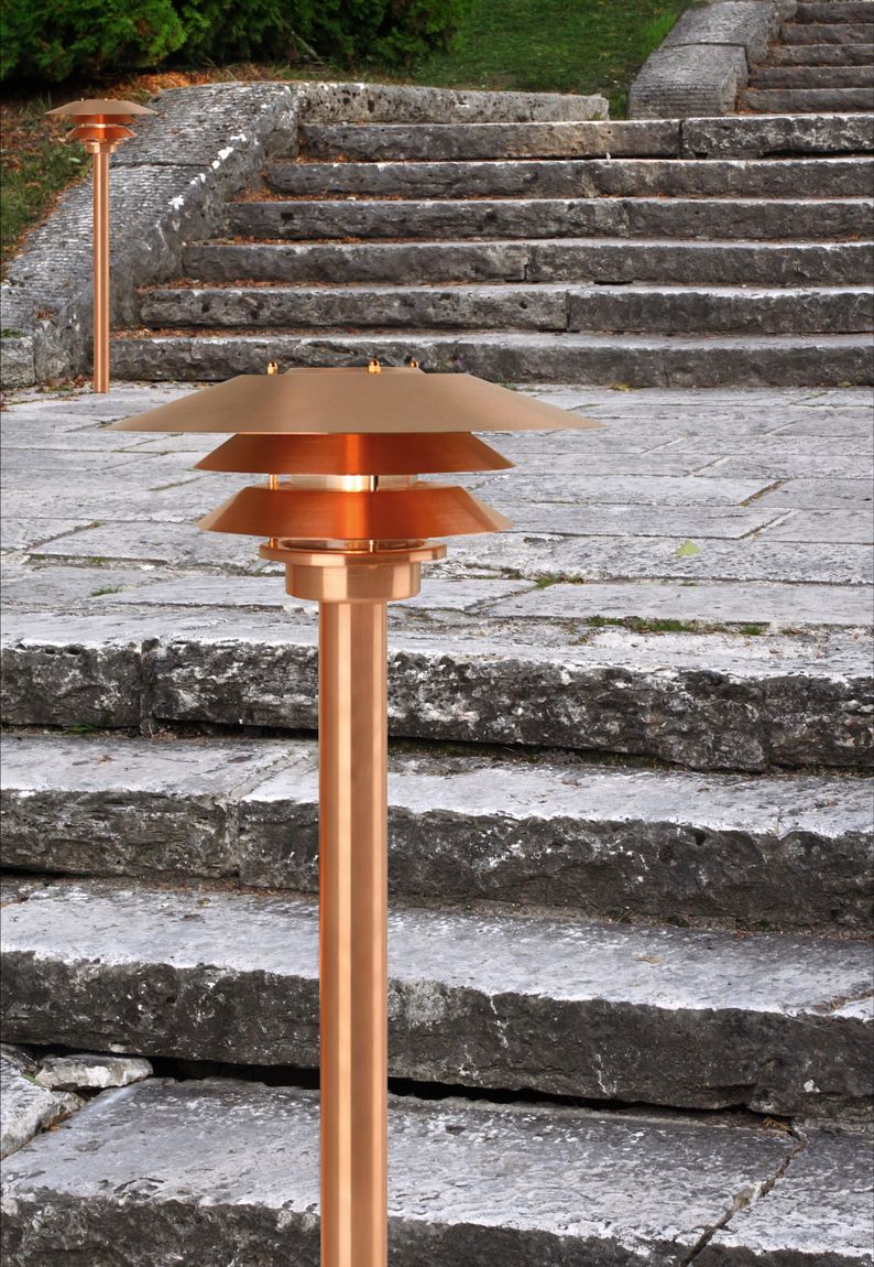 Veno Stehlampe Outdoor E27 Kupfer
