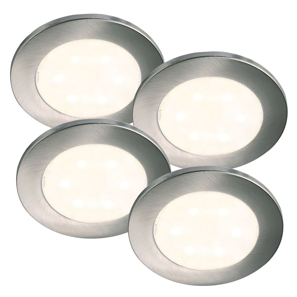 Lismore Spot 4er Set Ø 6 cm Silber