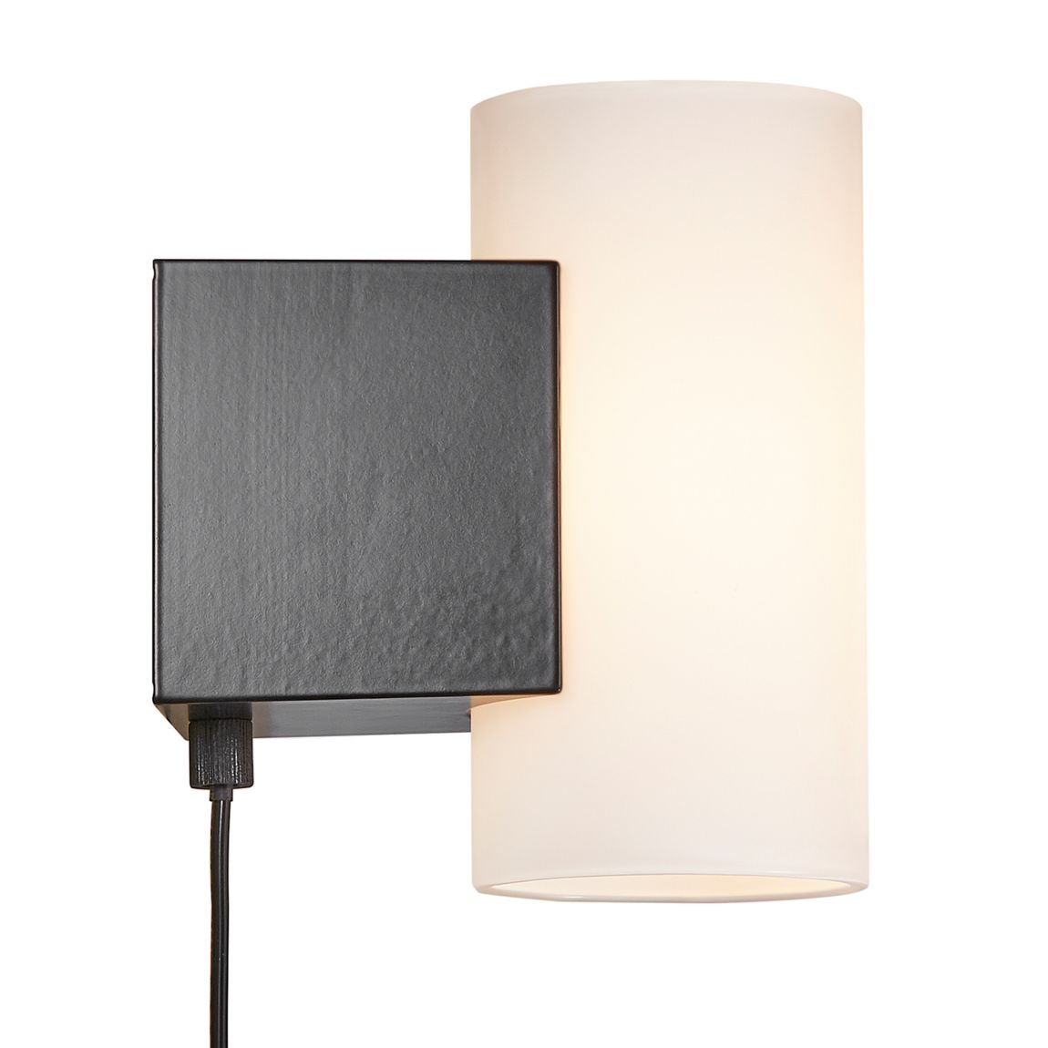 Mona Wandlampe Leselampe 16 x 8 cm Schwarz/Weiß