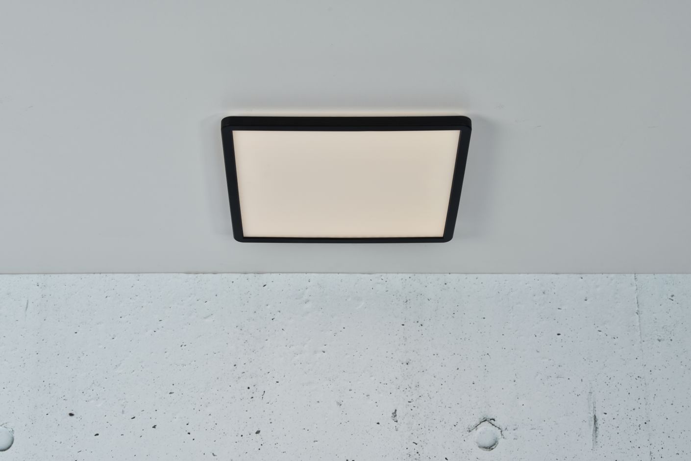 Oja Deckenlampe 30x30 cm Eckig Weiß/Schwarz