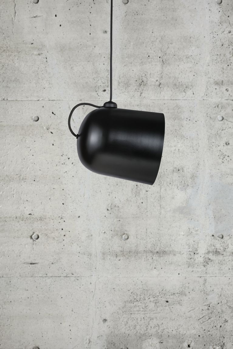 Angle Hängelampe Ø 30 cm Schwarz