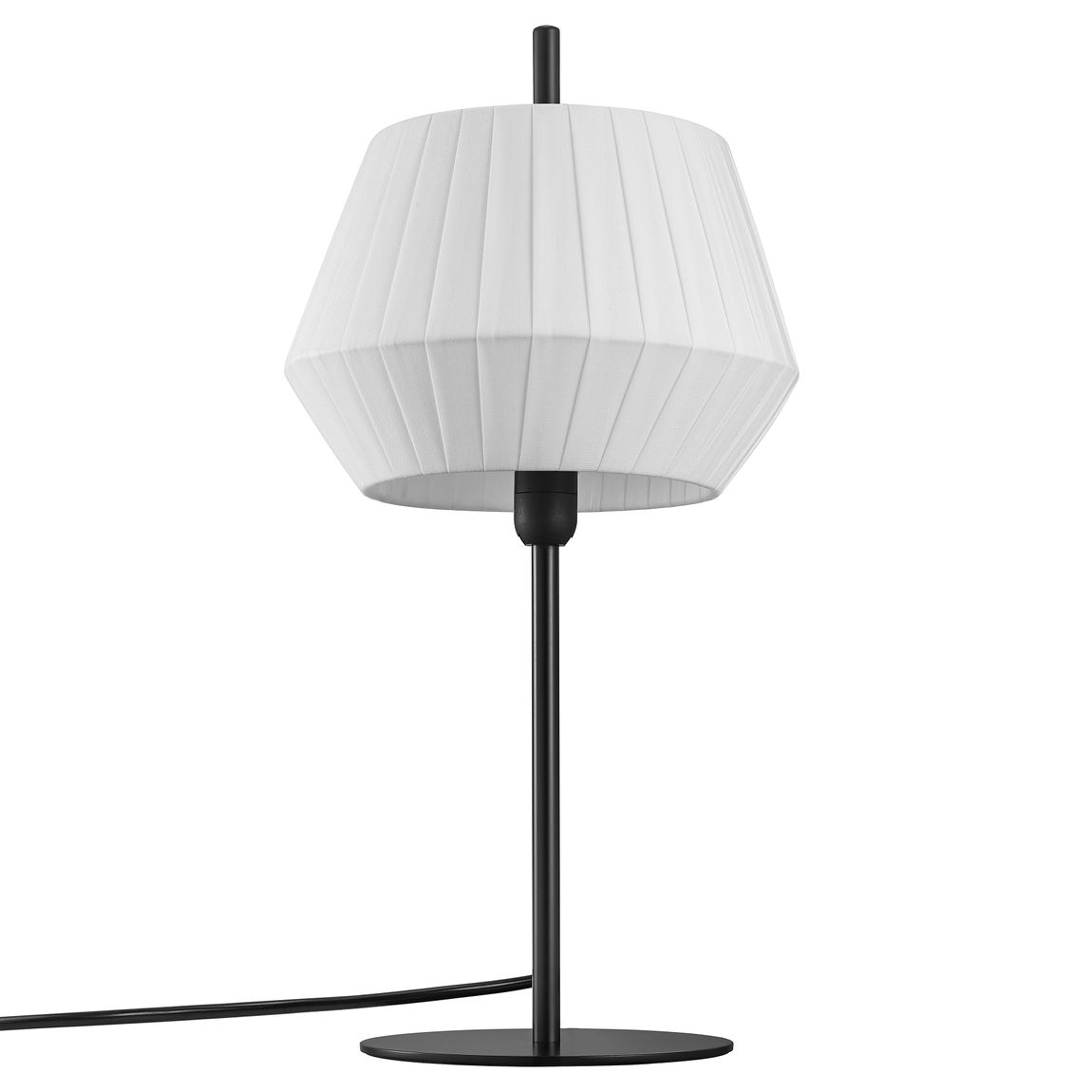 Dicte Tischlampe E14 Weiß