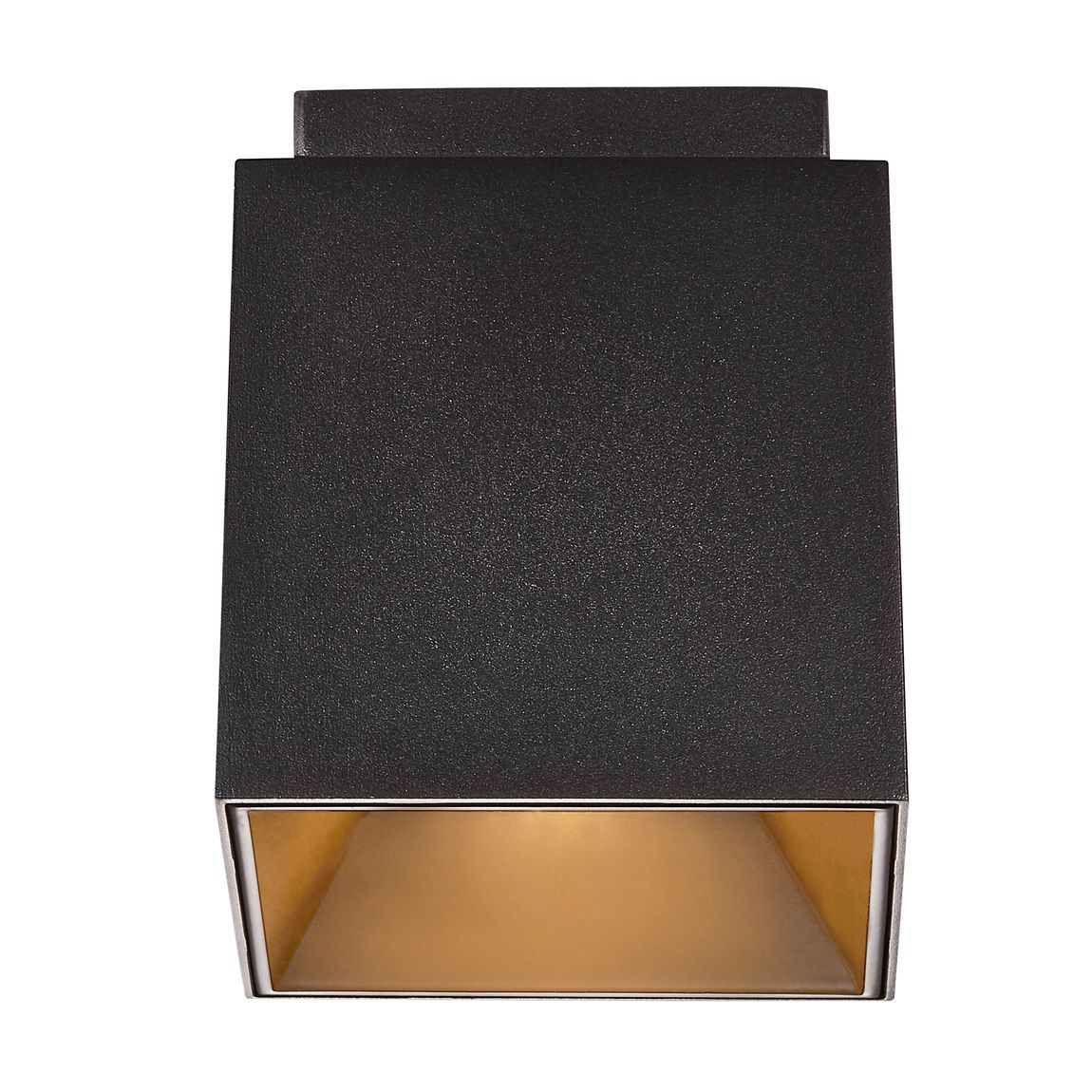 Ethan Anbauspot Deckenlampe 10,5 x 10,5 cm Schwarz Matt