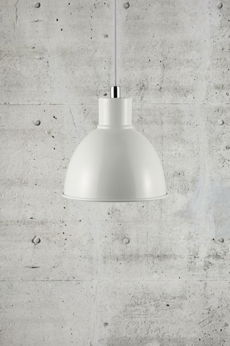 POP Hängelampe E27 Weiß