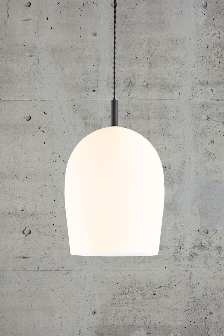 Uma Pendellampe Hängelampe Ø 29 cm Weiß/Schwarz