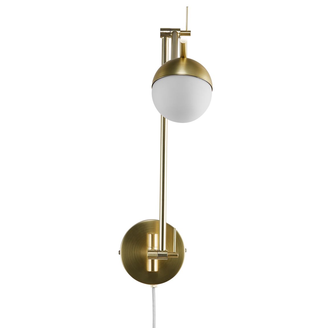 Contina Wandlampe Leselampe Ø 10 cm Messing
