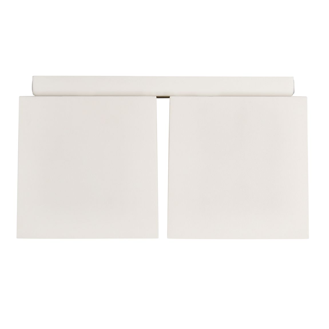 Ethan 2er Anbauspot Deckenlampe 10,5 x 21,6 cm Weiß Matt