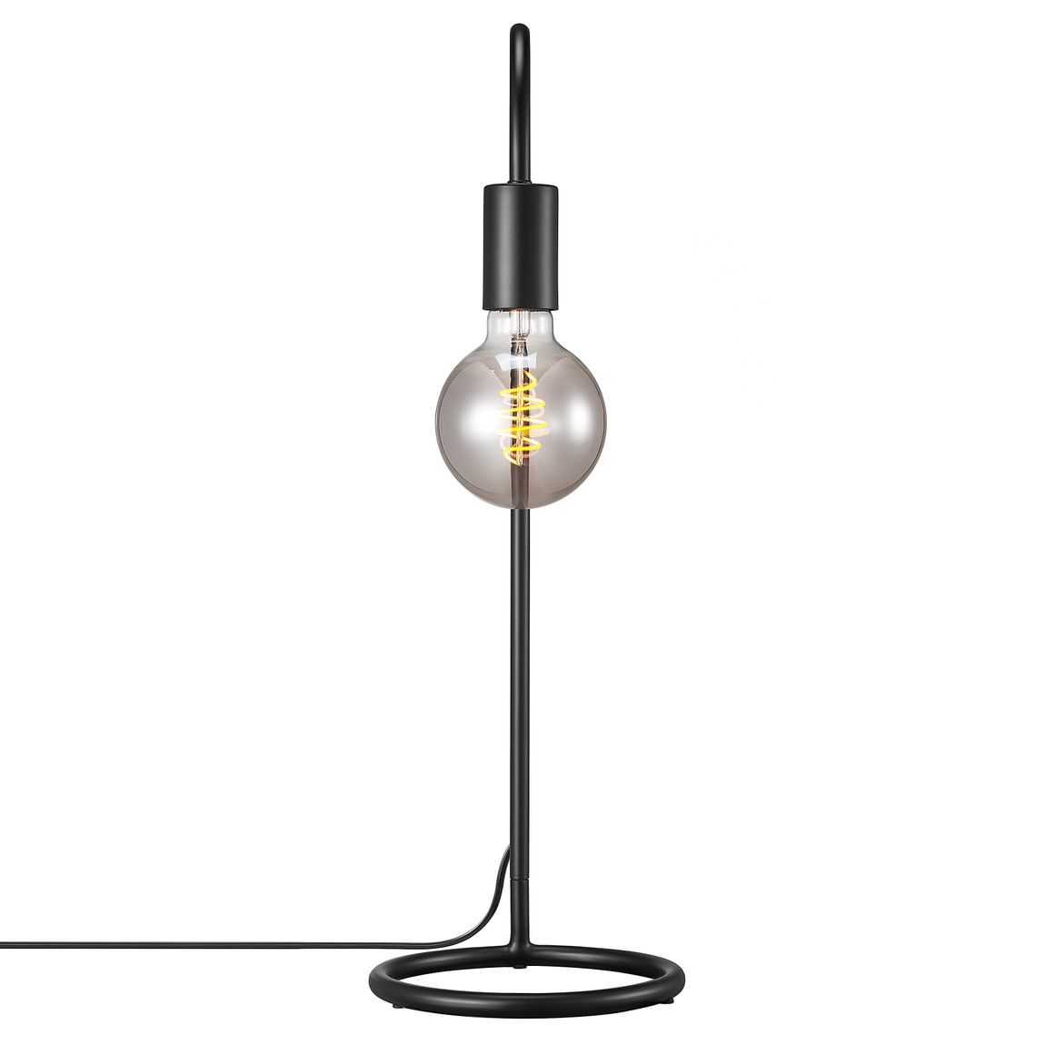 Paco Tischlampe E27 Schwarz